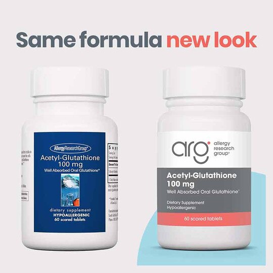 Acetyl-Glutathione 100 Mg, 60 Tablets, ARG