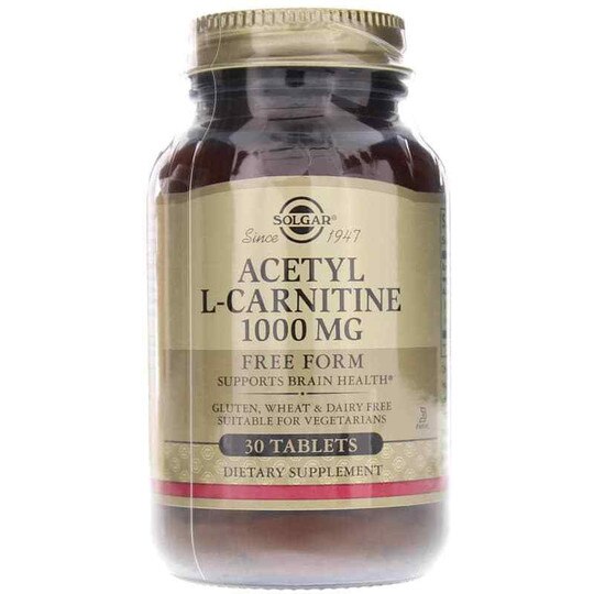 Acetyl LCarnitine 1000 Mg, Solgar