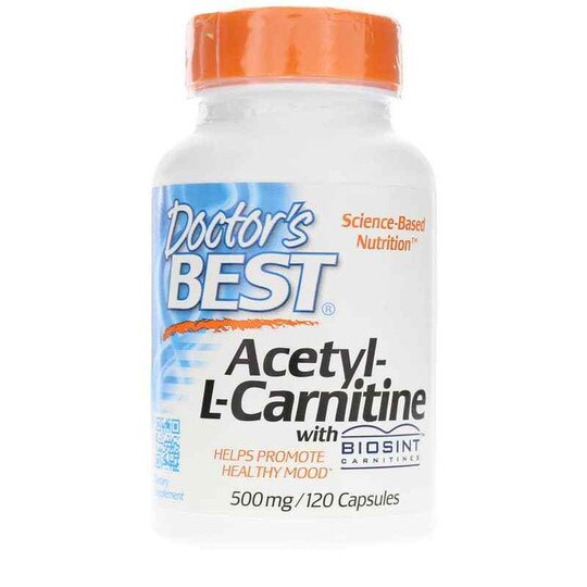 Acetyl-L-Carnitine 500 Mg, 120 Capsules, DRB
