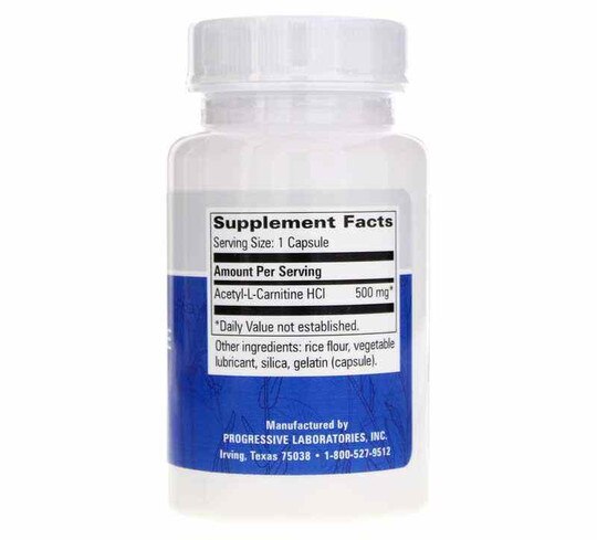 Acetyl L-Carnitine, 60 Capsules, PGL