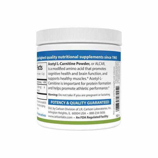 Acetyl l-Carnitine Powder, 3.53 oz, CL