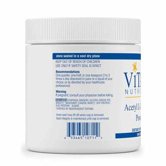 Acetyl LCarnitine Powder, Vital Nutrients