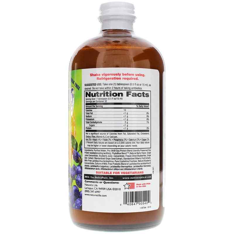 Acidophilus Probiotic Liquid, Natures Life