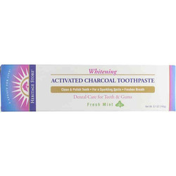 Activated Charcoal Toothpaste, Whitening Formula 1