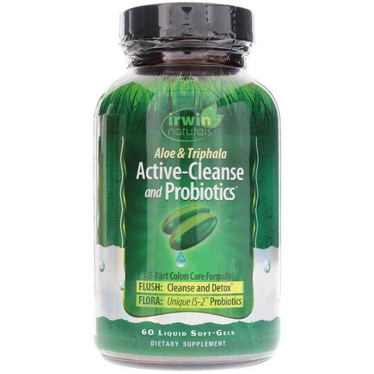 Active Cleanse and Probiotics, 60 Liquid Softgels, IRN