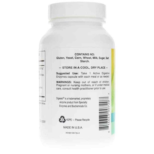 Active Digestive Enzymes, 90 Capsules, GHT