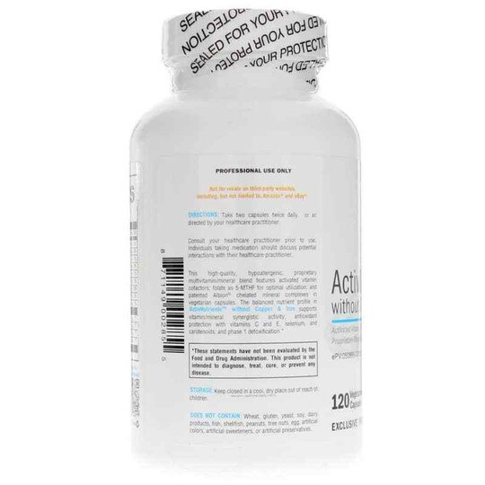 ActivNutrients without Copper & Iron, 120 Veg Capsules, XYM