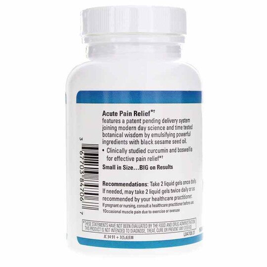 Acute Pain Relief, 60 Liquid Softgels, EUMD