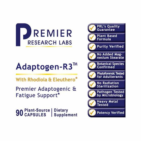 Adaptogen-R3 Adapotogenic and Fatigue Support, 90 Capsules, PRL