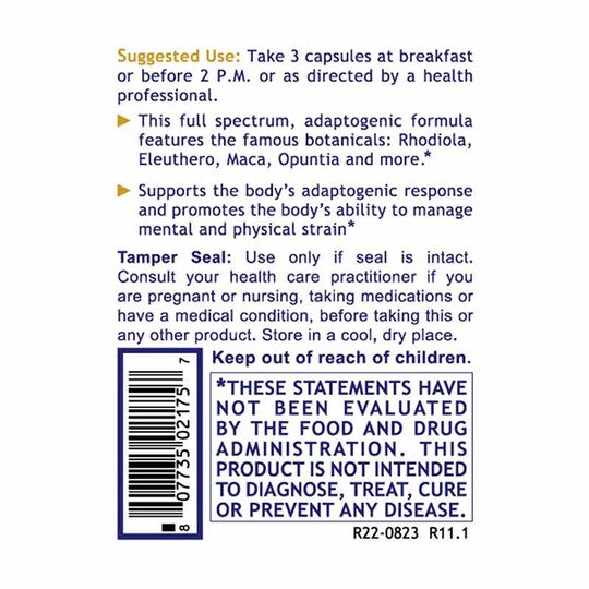Adaptogen-R3 Adapotogenic and Fatigue Support, 90 Capsules, PRL