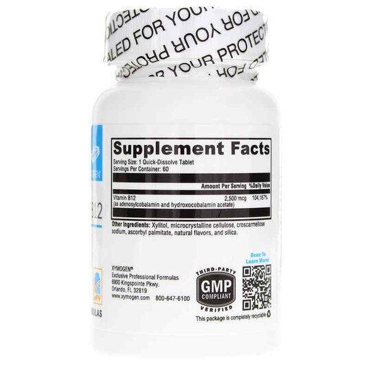 Adeno + Hydroxo B12, 60 Tablets, XYM