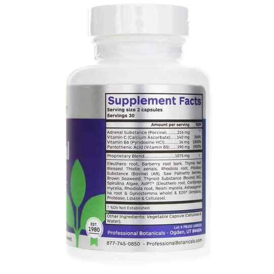 Adrenal Complex, 60 Veg Capsules, PRB
