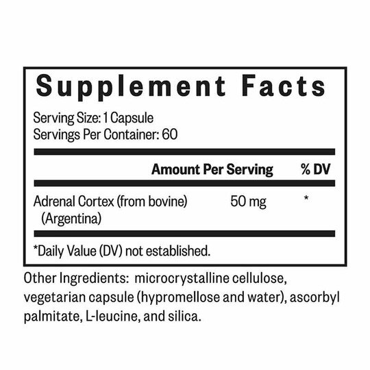 Adrenal Cortex, 60 Veg Capsules, SKH