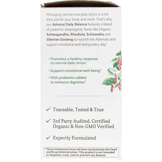 Adrenal Daily Balance, 120 Veg Tablets, GOLM