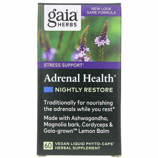 Adrenal Health Nightly Restore, Gaia Herbs