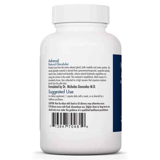 Adrenal Natural Glandular, 150 Veg Capsules, ARG