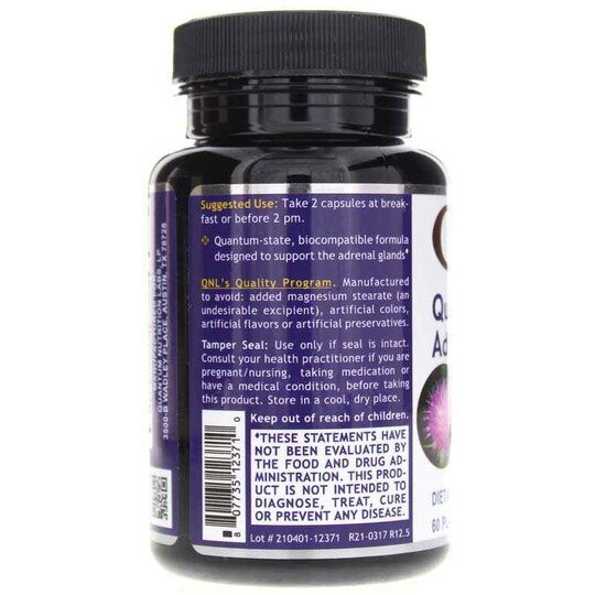 Adrenal Support, 60 Veg Capsules, QNL