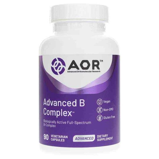 Advanced B Complex, 90 Veg Capsules, AOR