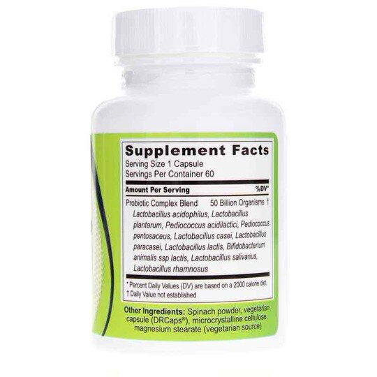 Advanced EnteroPro Probiotic 50 Billion CFU, 60 Veg Capsules, LGS