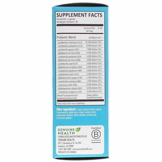 Advanced Gut Health Probiotic Women's Mood, 30 Vegan Capsules, GNH