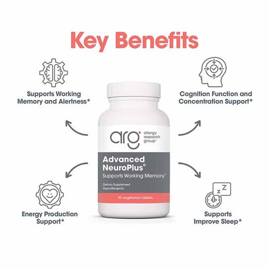 Advanced NeuroPlus, 90 Veg Tablets, ARG