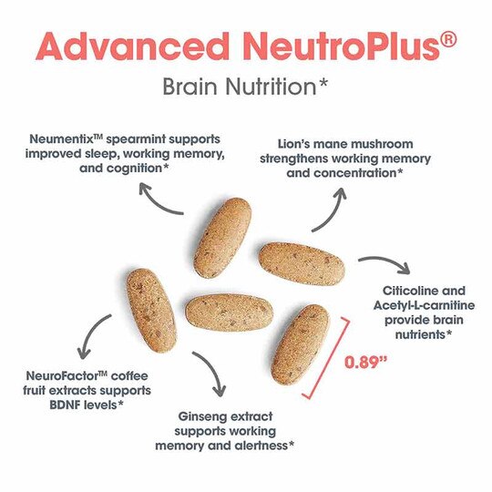 Advanced NeuroPlus, 90 Veg Tablets, ARG