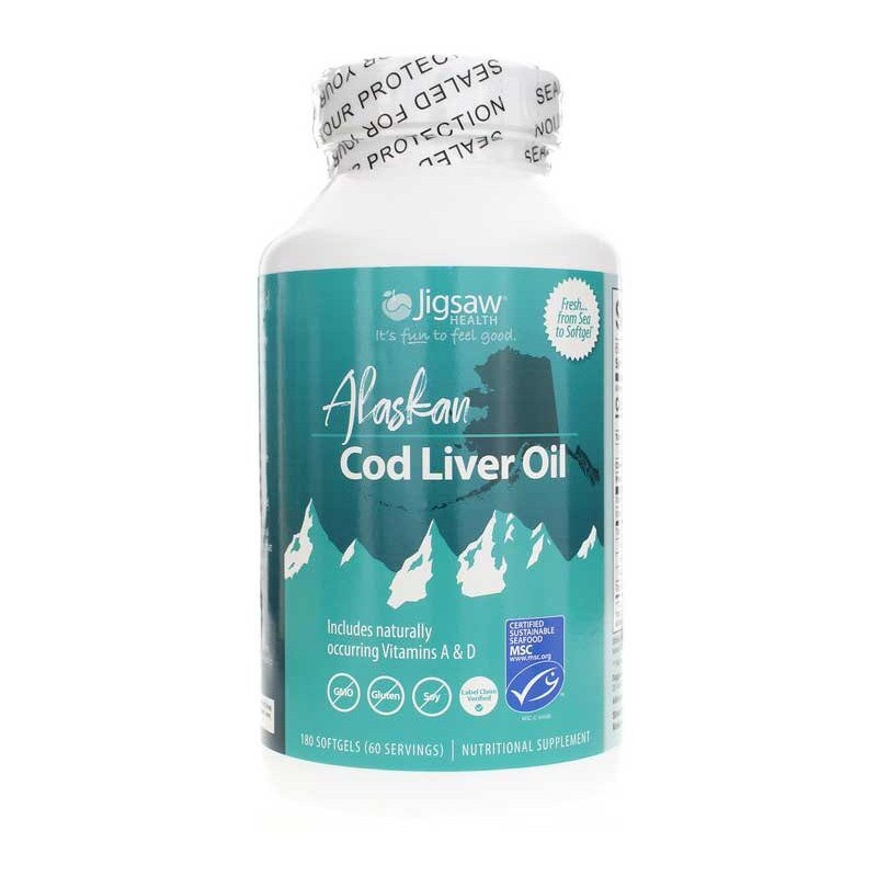 Alaskan Cod Liver Oil, Jigsaw Health