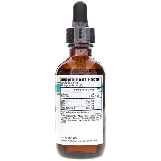 ALG LQ Algae Omega 3s DHA EPA Liquid, 2 Oz, SSF