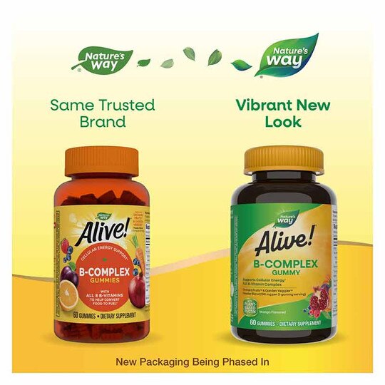 Alive B-Complex Gummies, 60 Gummies, NWA