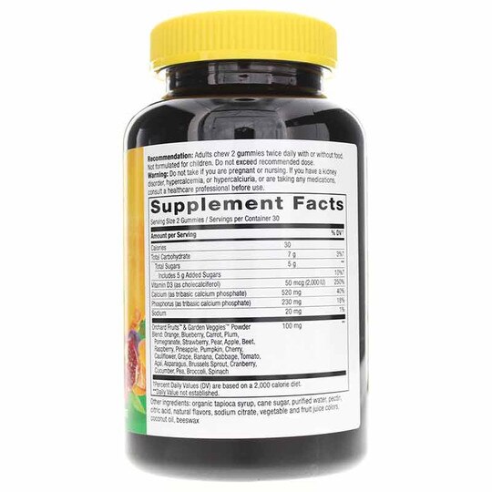 Alive Calcium + D3 Gummies, 60 Gummies, NWA
