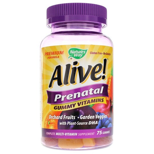Alive Prenatal Gummy Vitamins, Natures Way