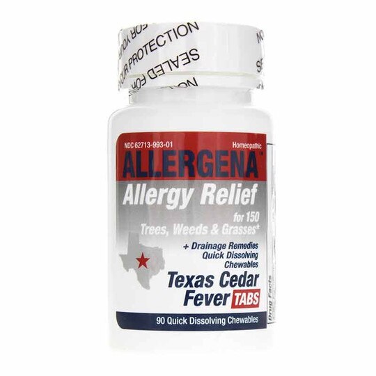 Allergena Texas Cedar Fever, 90 Chewables, PRG