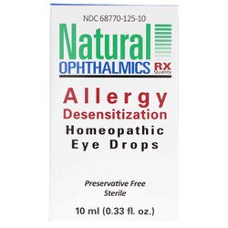 Allergy Desensitization Homeopathic Eye Drops