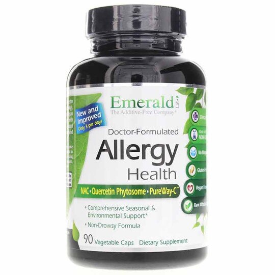 Allergy Health, 90 Veg Capsules, EMD