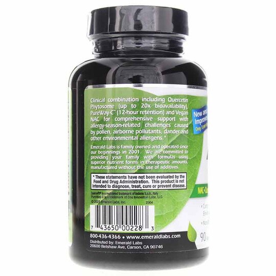 Allergy Health, 90 Veg Capsules, EMD