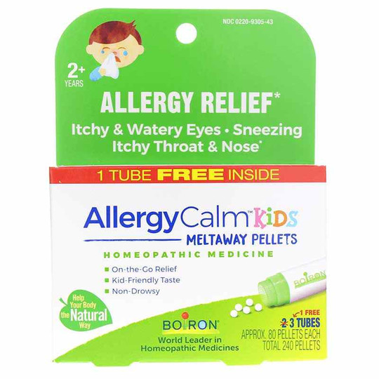 AllergyCalm Kids Allergy Relief, 3 Tube, BOR