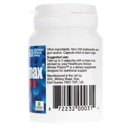 Allimax PrePro, 60 Veg Capsules, ALI