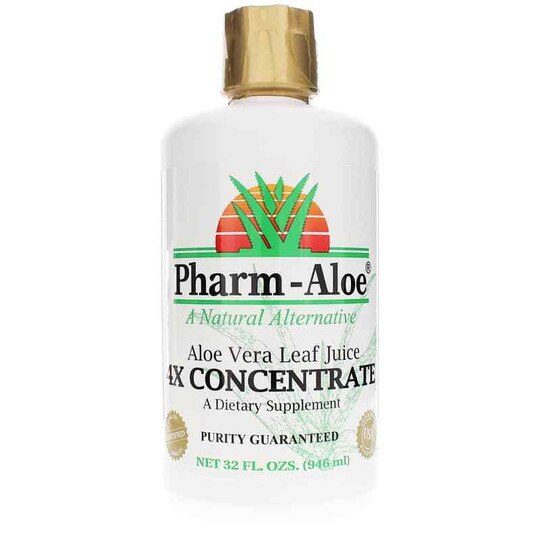 Aloe Vera Leaf Juice 4X Concentrate, 32 Oz, PHA