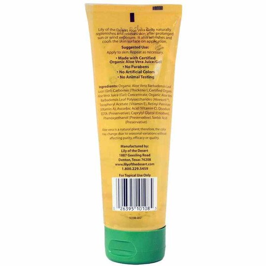 99% Aloe Vera Gelly Soothing Moisturizer, 8 Oz, LOD