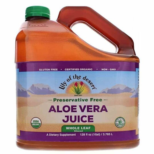 Aloe Vera Juice Whole Leaf Preservative Free, Lily Of The Desert