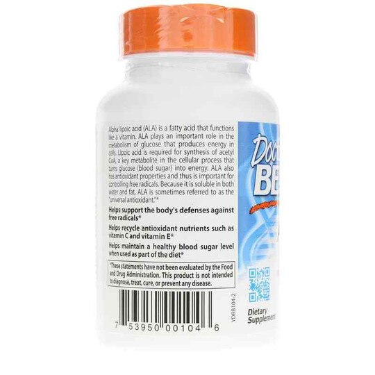 Alpha Lipoic Acid 150 Mg, 120 Veg Capsules, DRB