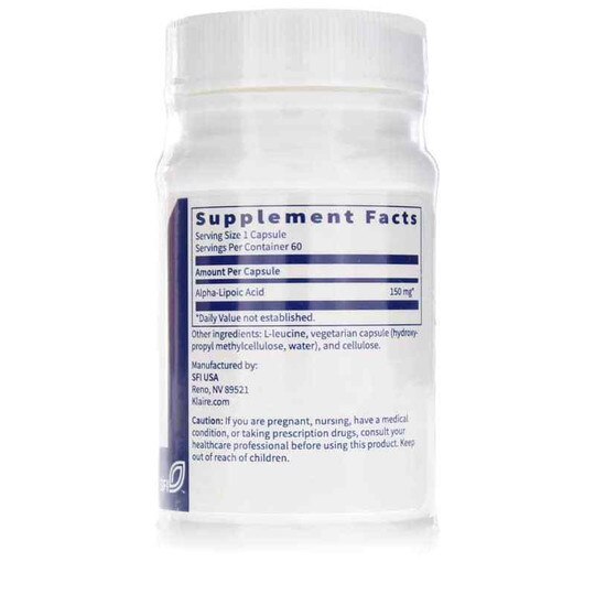 Alpha Lipoic Acid 150 Mg, 60 Capsules, KL