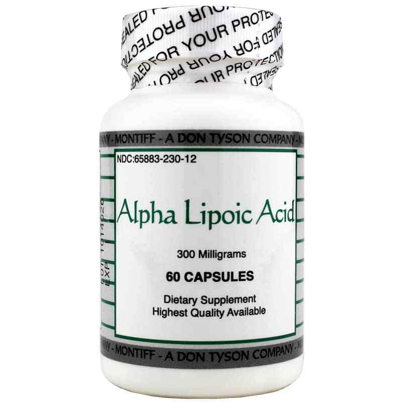 Alpha Lipoic Acid 300 Mg, Montiff
