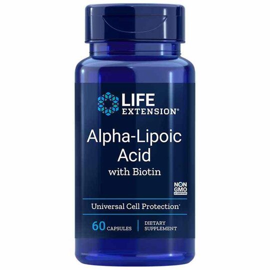 Alpha-Lipoic Acid with Biotin, 60 Capsules, LFE
