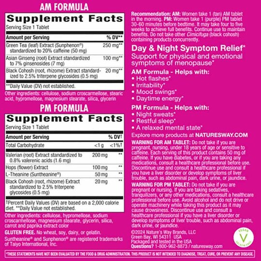 AM/PM Menopause Formula, 60 Tablets, NWA