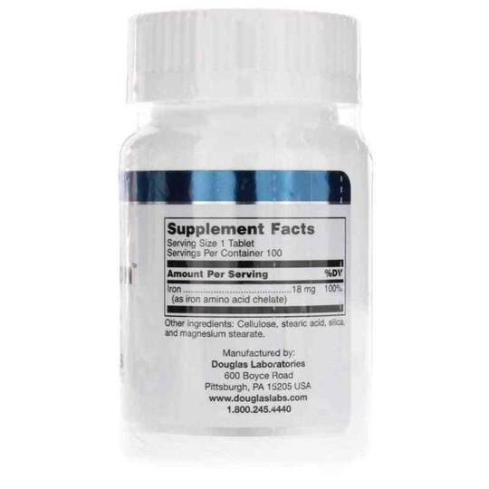 Amino-Iron, 100 Tablets, DGL