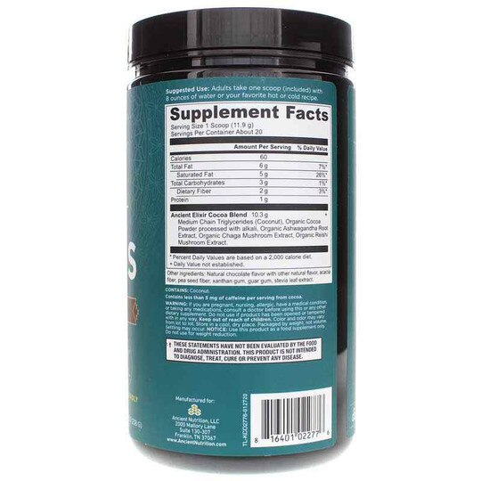 Ancient Elixirs Superfood Cocoa, 8.4 Oz, ANN