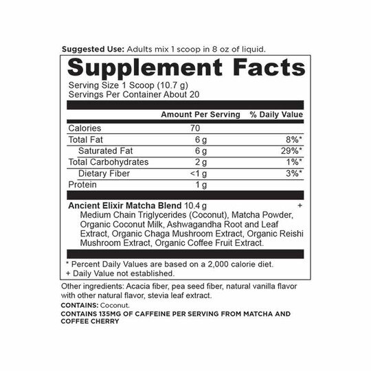 Ancient Elixirs Superfood Matcha, 7.5 Oz, ANN