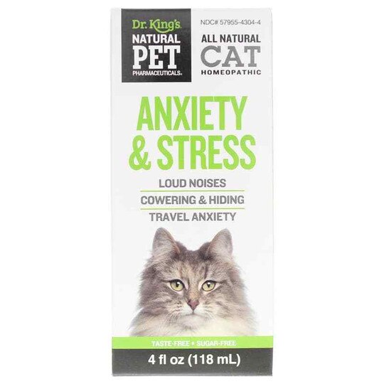 Anxiety & Stress for Cats Homeopathic, Natural Pet Pharmaceuticals