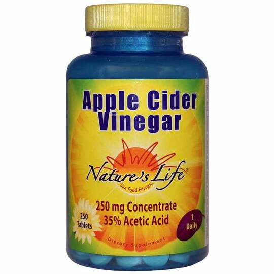 Apple Cider Vinegar 250 Mg Tablets, Natures Life